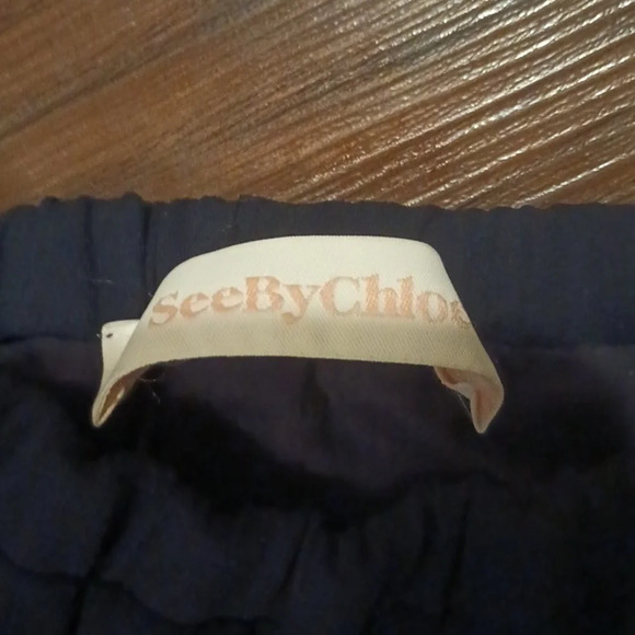 SeeByChloe Black Tiered Ruffle Mini Skirt A36 - Picture 3 of 9